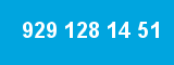 929 128 14 51
